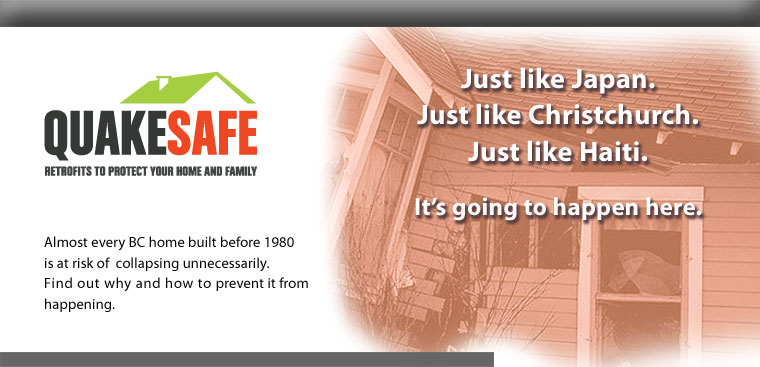 Quake Safe - Retrofits to protect your home and family